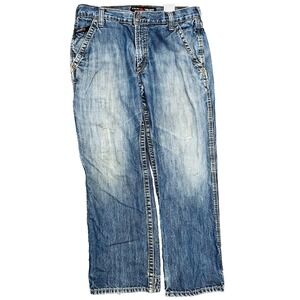 Ariat FR M4 Jeans 34x30 Blue Low Rise Boot Cut Flame Resistant CAT 2 Work